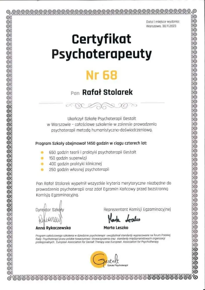 Rafal-Stolarek-certyfikat-Szkola-Gestalt